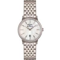Rotary Ladies Mother of Pearl Steel Watch LB90050/41