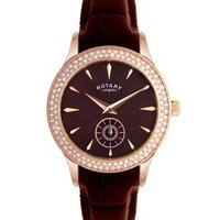 rotary ladies strap watch ls02907 16