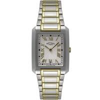 rotary mens two tone watch gb02606 21