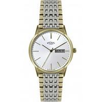 rotary mens two tone watch gb02757 03