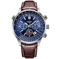 rotary mens aviation strap watch gs0069905