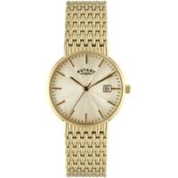Rotary Mens Gold Tone Watch GB02808-03