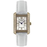 rotary ladies white strap watch ls02652 41