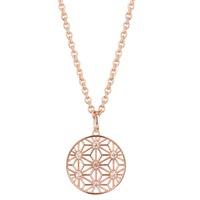 rosa lea rose gold plated cut out disc pendant 950748na