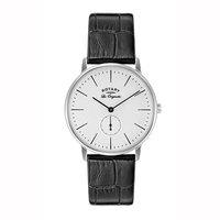 Rotary Gents Kensington Black Strap 38mm Watch