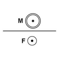 RP-SMA (FEMALE) TO TYPE N - (MALE) ADAPTOR IN