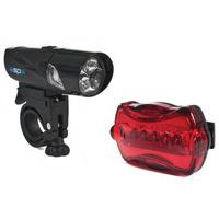 RSP Icon 3 LED Front and 5 LED Rear Bike Light Set