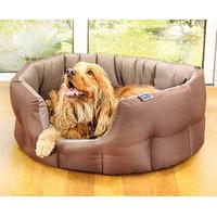 RSPCA Extra Tough Water-Resistant Dog Bed, Large Oval Shape, Polyester