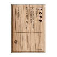 RSVP Postcard Wedding Stamp 11 x 8 cm