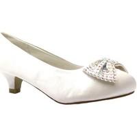 rsb angel girlss childrens court shoes in white