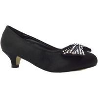 rsb angel girlss childrens court shoes in black