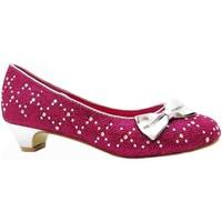 rsb shimmer girlss childrens shoes pumps ballerinas in pink