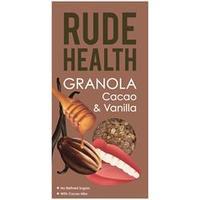 rude health cacao vanilla granola 450g