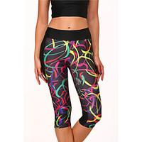 Running 3/4 Tights / Crop / Pants/Trousers/Overtrousers / Leggings / Bottoms Women\'sBreathable / High Breathability (>15, 001g) / Quick