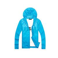 Running Sun Protection Clothing Sweatshirt Windbreakers Women\'s Long SleeveWaterproof Breathable Quick Dry Windproof Ultraviolet