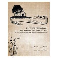 rustic country rsvp