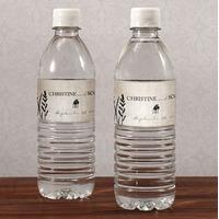 Rustic Country Water Bottle Label
