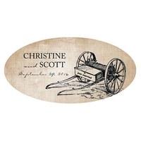 Rustic Country Large PVC Sticker