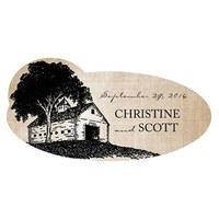 Rustic Country Small PVC Sticker