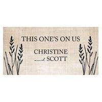 Rustic Country Small Ticket