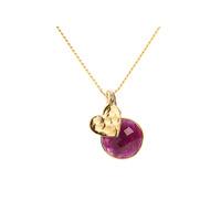 Ruby Heart Necklace
