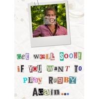 Rugby | Ransom Note Card