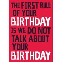 Rule | Birthday Card