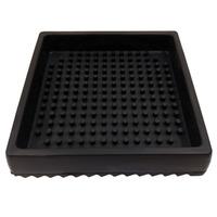 rubber square drip tray 15cm case of 12