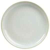 rustic coupe plate white 19cm set of 12