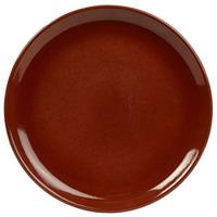 rustic coupe plate red 19cm set of 12