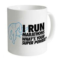 Running Marathons Super Power Mug