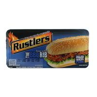 rustlers bbq rib sandwich