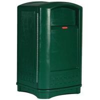 Rubbermaid Landmark Series II Waste Bin without Ashtray Dark Green