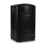 Rubbermaid Landmark Series II Waste Bin without Ashtray Black