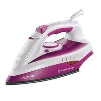 Russell Hobbs 19220 Steamglide Steam Iron in Pink 2400W Ceramic Solepl