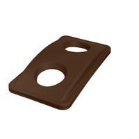 rubbermaid slim jim bottle lid brown 904085