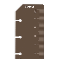 Ruler Page Marker Brown