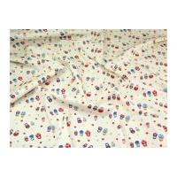 russian dolls print cotton poplin fabric