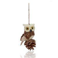 Rustic Natural Owl Tree Decoration