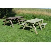 rutland 6ft disabled access picnic bench green