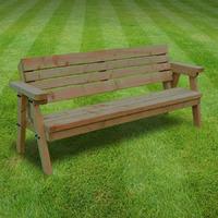 Rutland Thistleton Junior 4ft Garden Seat in Rustic Brown