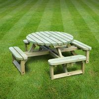 Rutland Whitwell Junior Circular Bench in Light Green