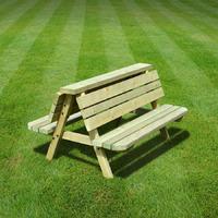 Rutland Leighfield Junior Rounded 3ft Double Seat in Light Green