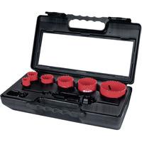 ruko 106340 hss bi metal hole saw set with variable toothing 8pc