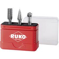 ruko 116001 tungsten carbide rotary burrs 3 piece set