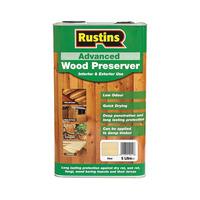 Rustins AWCL5000 Advanced Wood Preserver Clear 5 Litre