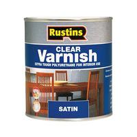 Rustins POSC250 Polyurethane Varnish Satin Clear 250ml