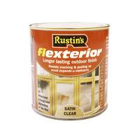 rustins flcl500 flexterior varnish clear 500ml