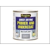 rustins quick dry primer undercoat grey 1 litre