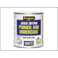 Rustins Quick Dry Primer & Undercoat White 1 Litre